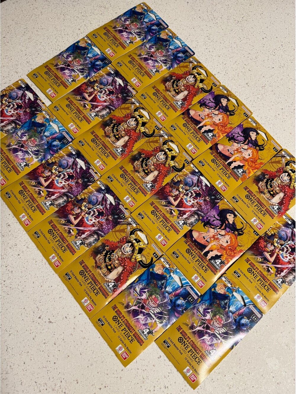 20x One Piece World's Strongest Warriors Sleeved Booster Packs OP17